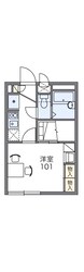 レオパレスヴィラージュIIの物件間取画像